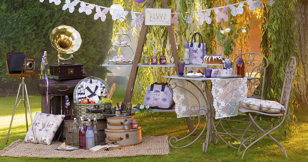 English Garden Party setting for Kitchen Craft
