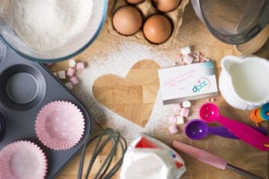 Food Photographer Birmingham - valentines cake ingredients- dpix creative photography