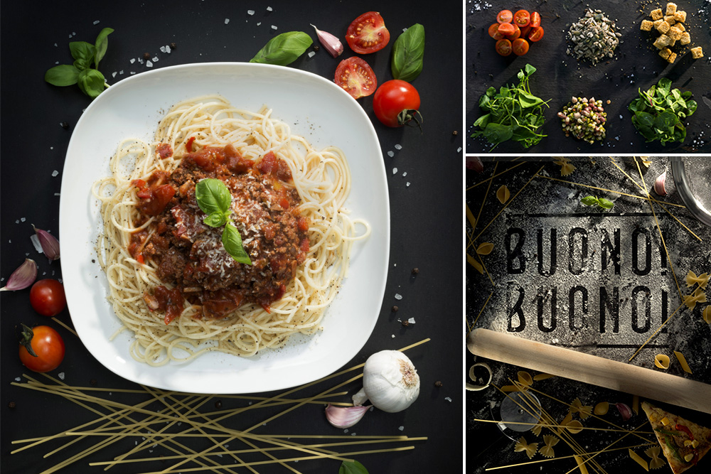 Food Photographer Bromsgrove- Spaghetti and ingredients- dpix creative photography
