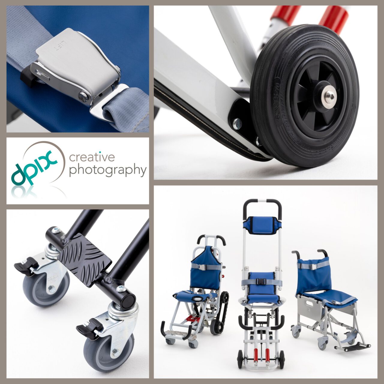 montage of specialist equipment