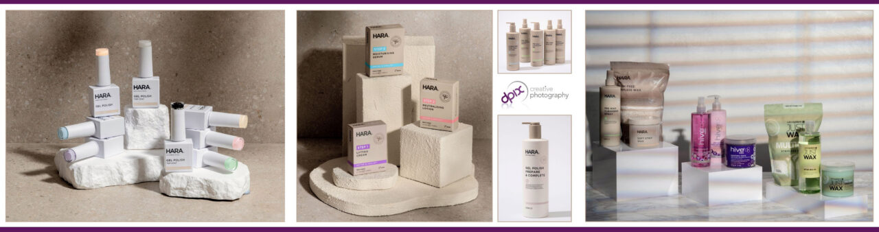 studio product photography of a brand